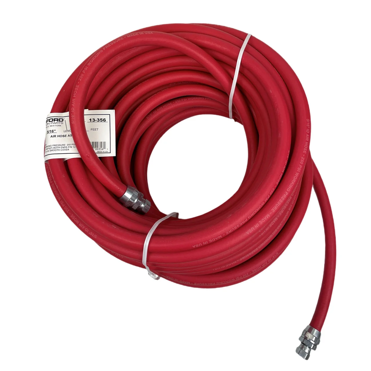 75' x 5/16" Air Hose Assy (Red Smooth)
