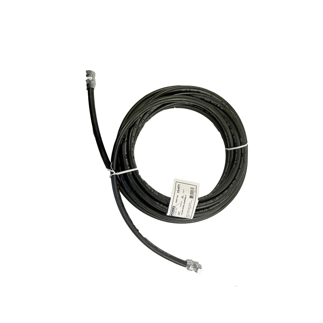 25' x 1/4" Fluid Hose Assembly
