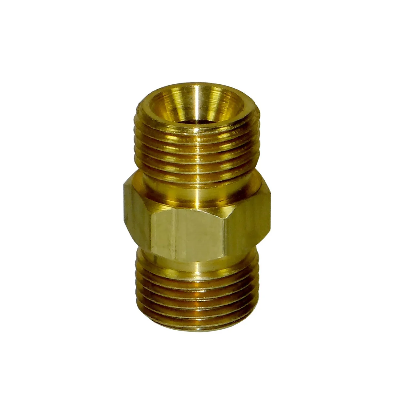 Brass Nipple 3/8" NPS x 3/8" NPS