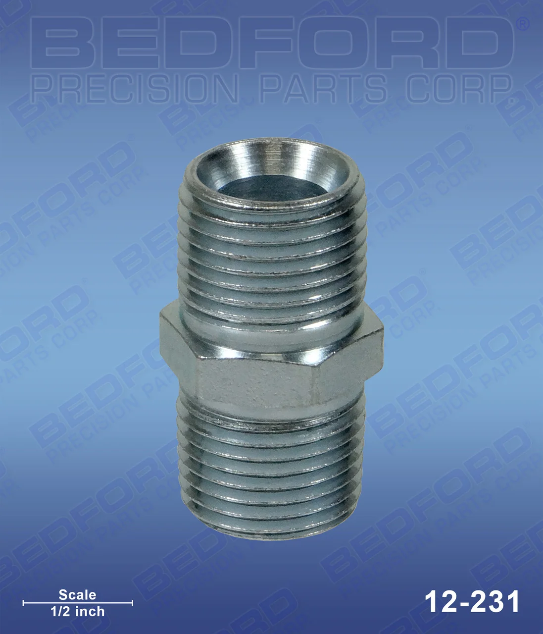 Nipple 1/2" NPT x 1/2" NPT