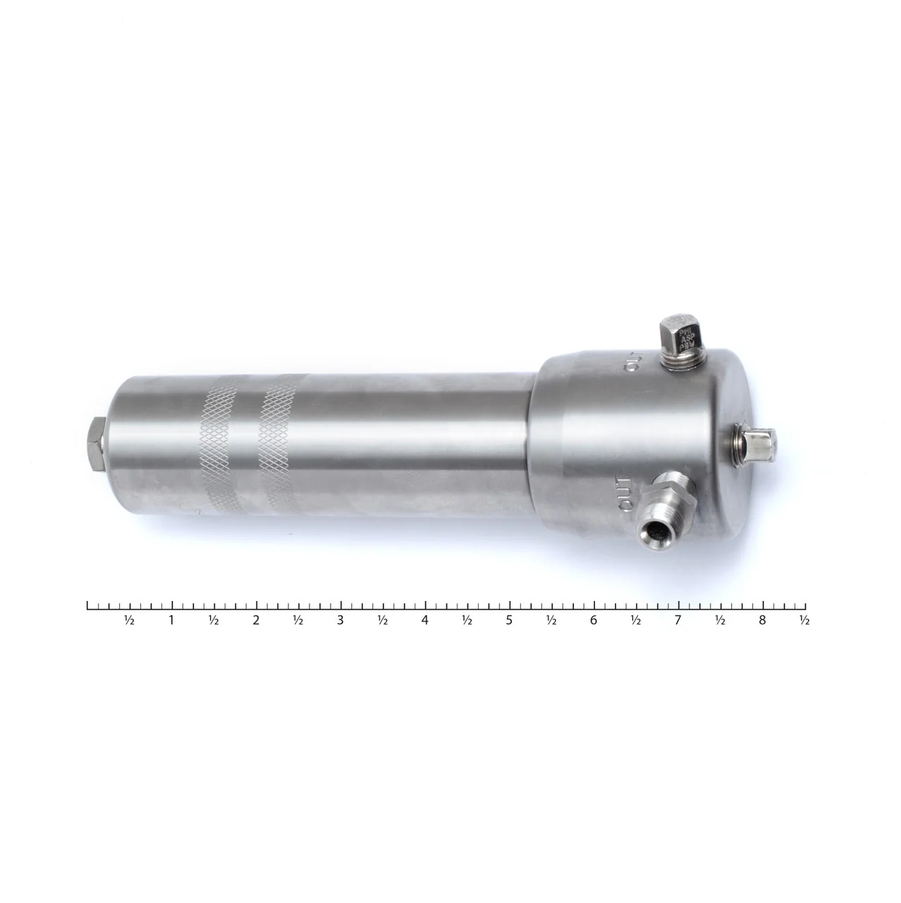 5000 PSI Fluid Outlet Manifold Filter SS
