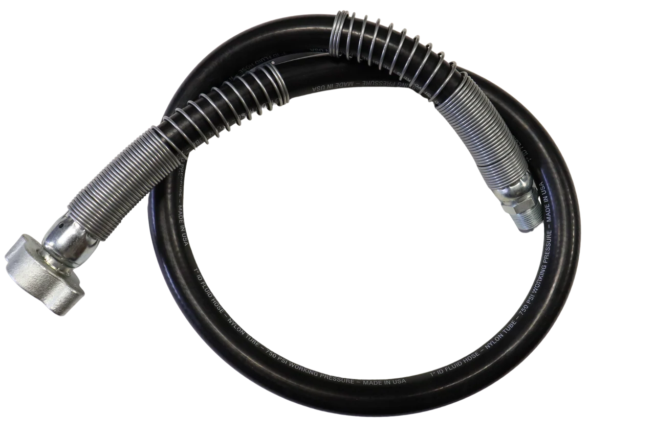 Suction hose, 1"npt(m)xquick connect,6ft