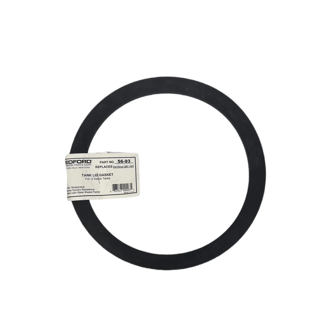 Tank Lid Gasket, 2 Gallon, Stratoprene