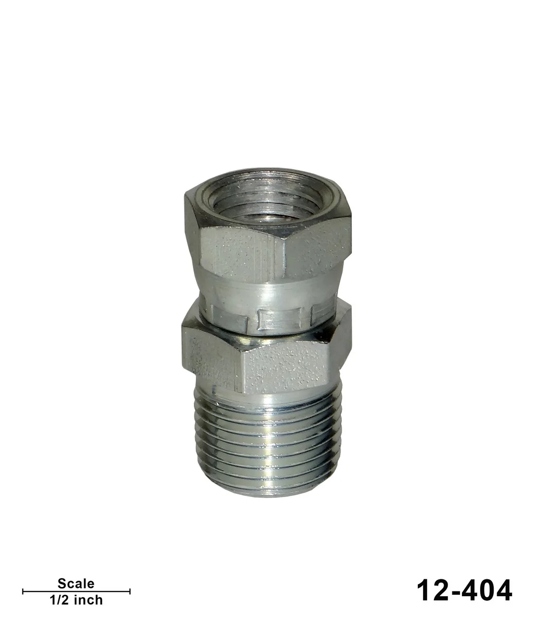 Swivel Adapter 3/8" NPT(m) x 1/4" NPS(f) - Image 2