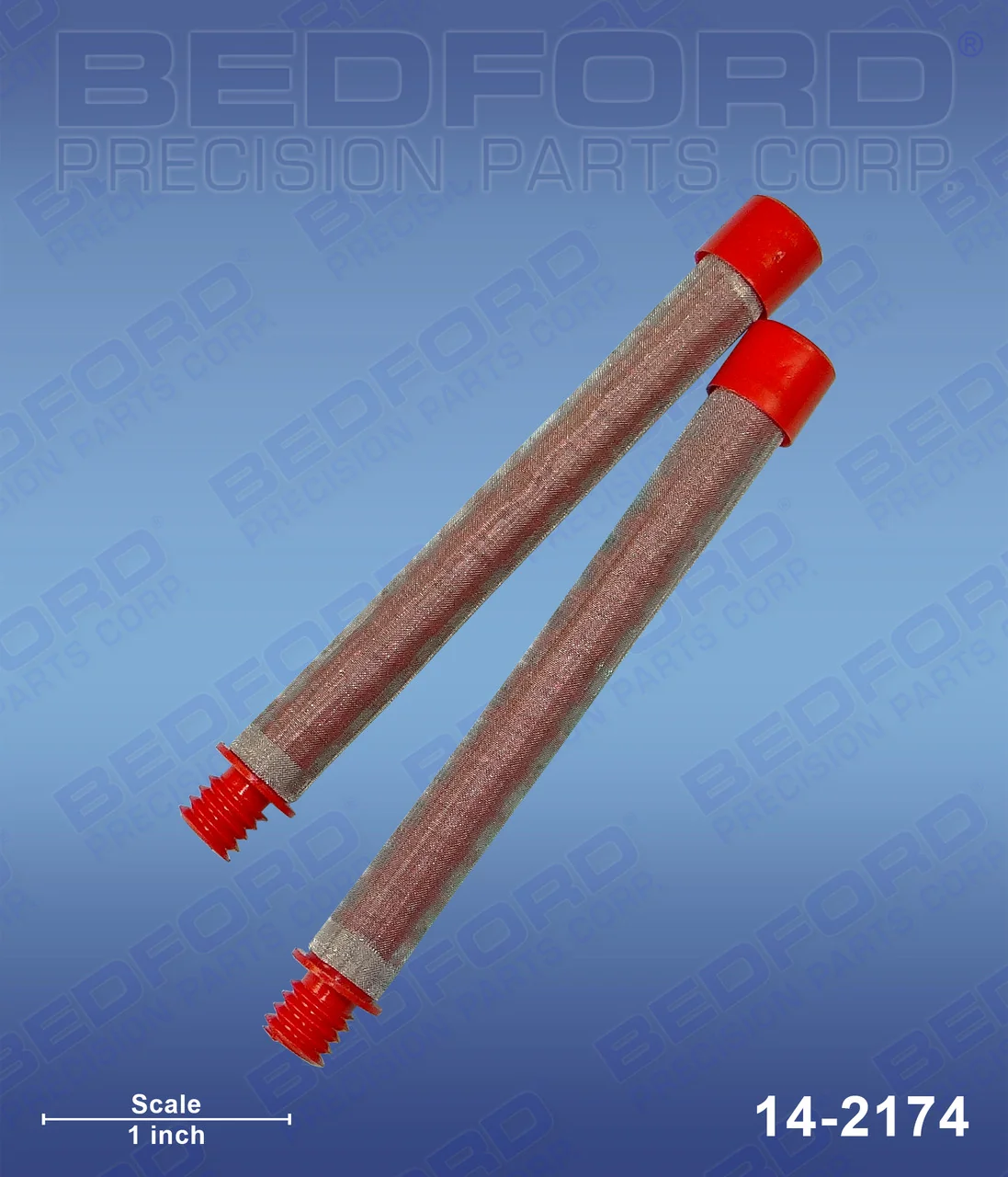 Gun Filter(2 pcs)150 Mesh,Extra-Fine,Red