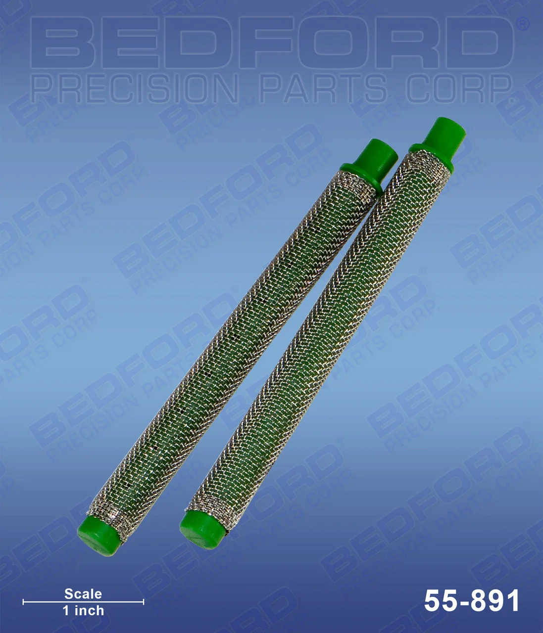 Gun Filters, 2-pack, Green, 30 Mesh